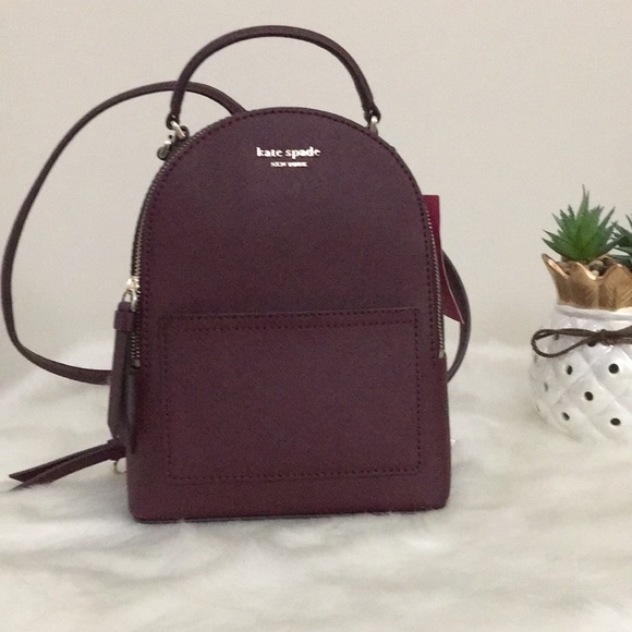 kate spade maroon backpack